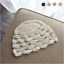 Clear Barn Printemps Summer Womens Hat Small Mid Size 545658cm Head Circumference Potatoes Lady (Lace Semi-circle Flower Guapi Cap