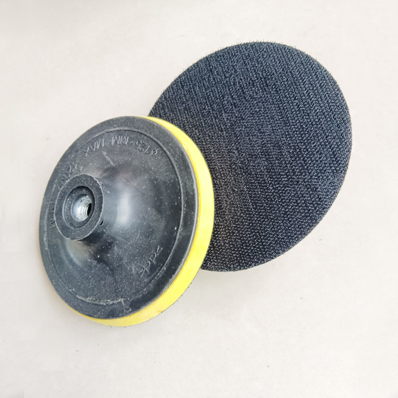 Polishing tool rubber flocking brushed back velvet self-adhesive disc sandpaper disc polishing disc fixed sandpaper wool wheel