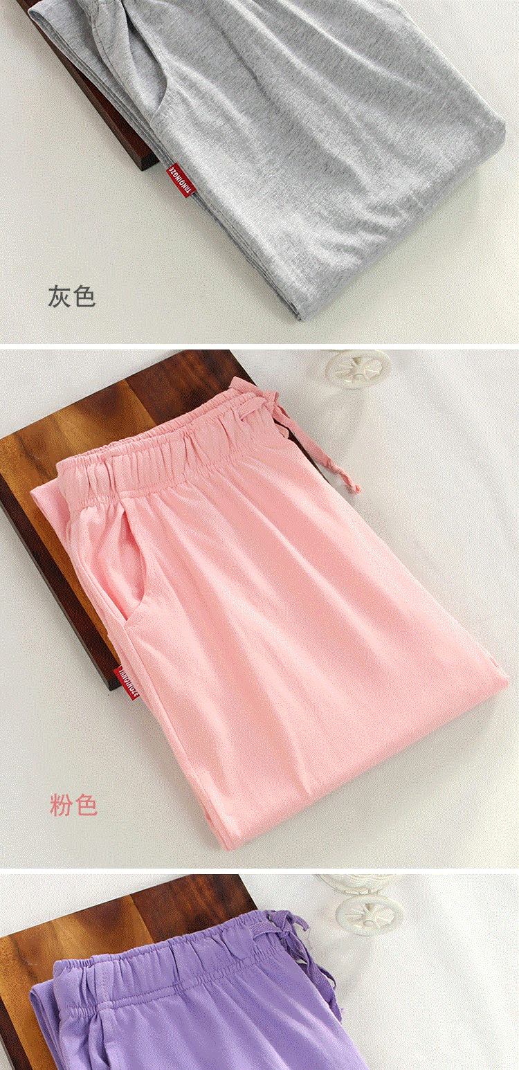 Quần cotton Pyjama Quần nữ mùa xuân và mùa thu mỏng lỏng Kích thước lớn Trang chủ Đan Bông Mùa hè Quần điều hòa không khí Quần nhà quan sot nam