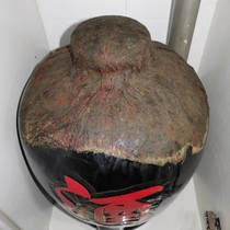 36cm square sealed wine jar mouth paste antique Cave wine bottle handmade pig blood mulberry paper sealing altar material