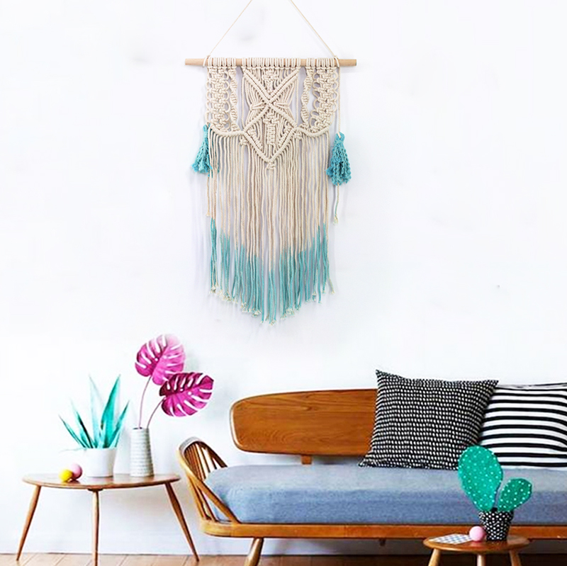 Phòng khách nhà hàng cạnh giường ngủ thảm trang trí phòng khách kỳ lạ thảm trang trí dệt tay thảm thêu tay làm nước Mỹ - Tapestry thảm thổ cẩm