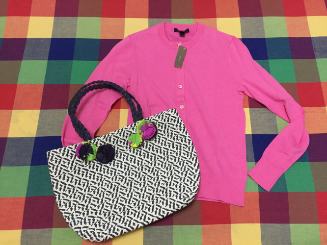 Special Offer in Stock: Authentic J.Crew/Jcrew Summer Stylish Woven Straw Bag from the Usa