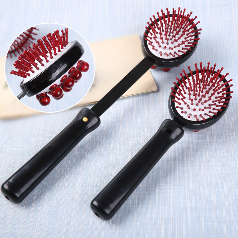 New Red Wood Health Massage Hammer Shoulder and neck massage Meridian Hammer Elderly long handle Massage Hammer of the backer massage mallet