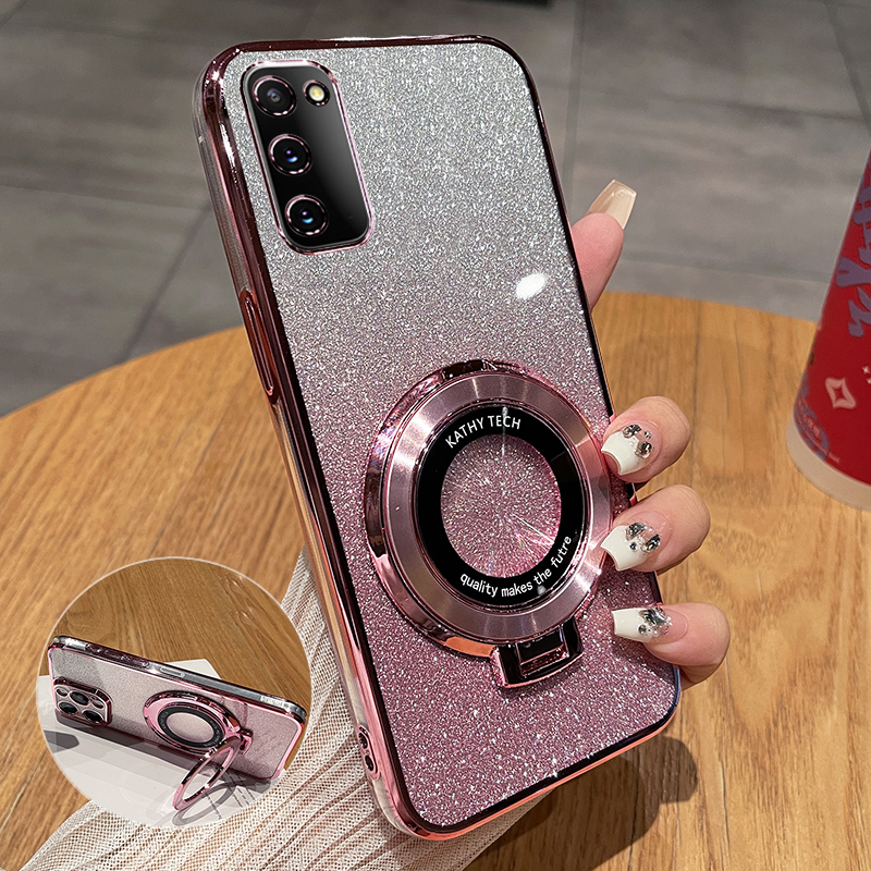 Suitable for Samsung S20 Fe Phone Case, S20 Fe Protective Silicone Cover, 5g Full Coverage Anti-Drop G7810 Transparent 9810 Soft Case, Galaxy New Model for Men and Women, S20 5g Original Ultra-Thin with Stand, Galaxy