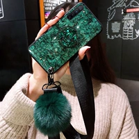 Reno3 [Crystal-Emerald] Long Lanyard + Short Lanyard + кронштейн + шерстяной шарик