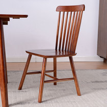 Full solid wood dining table chair home Nordic simple Windsor chair dressing chair desk stool backrest solid wood dining chair