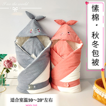 Newborn baby cuddled by autumn and winter thickened Dual-use Pure Cotton Baby Bag was swallowed up by a machine washable and anti-throng