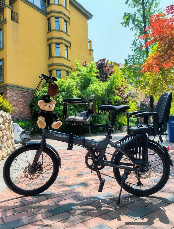 Angel Family Bicycle 20inch Speed Folding High-End Three-Person Bicycle Mother-Child Bicycle for Adults and Men Angel Family Bicycle 20inch Speed Folding High-End Three-Person Bicycle Mother-Child Bicycle for Adults and Men