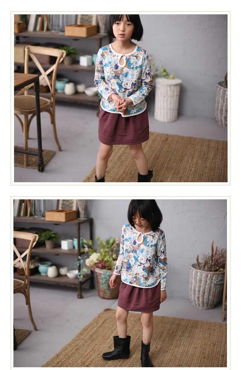 Jupe pour fille en lin - Ref 2050943 Image 18