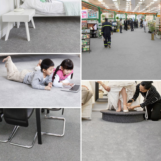 Renren commercial gray wall-to-wall carpet for hotel bedrooms, large-area offices, full-cover dirty-resistant and thickened exhibition