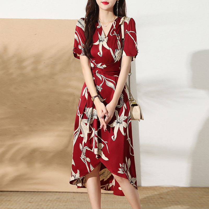Brand brace, short sleeve dress, skirt