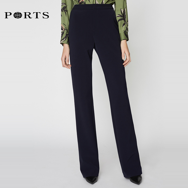 Ports Ports women's clothing spring woven in the foot pants LA9P023GWQ006