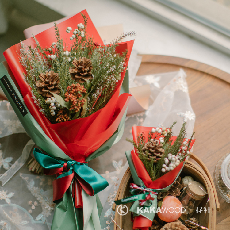 Christmas Decorations Nordic Bouquet Festive Gifts Natural Dry Flowers Bouquet Gifts Genuine Flowers And Flowers Bouquet-Taobao