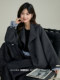 Xujing Black Double-Sided Cashmere Short Woolen Coat for Women 2025 Autumn and Winter High-End Petite Woolen Coat