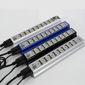 10-port USB2 0 HUB extension cable One minute ten hub 1 drag 10-hole USB HUB with external power supply
