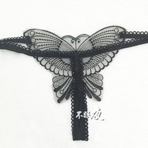 Sex lingerie bed flirting sexy three-point female transparent sexy lady panties sex can insert suit