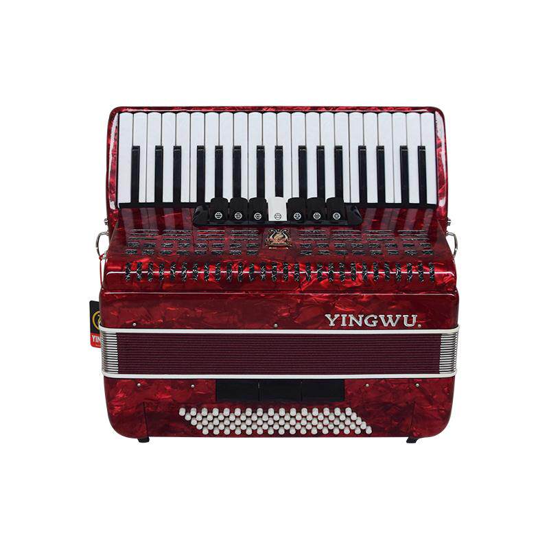 Parrot accordion 8 72 60 96 120 bass three or four rows of spring accordion Beginner exam playing