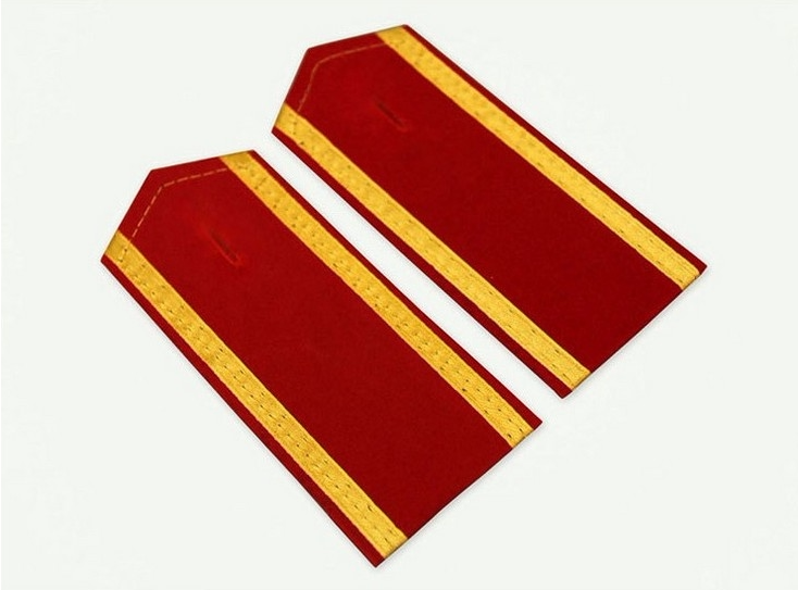 Student Training Shoulder Badge Red School Cadet Shoulder Zhang Stage Performance Training Shoulder Zhang