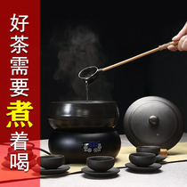 Tea Boiler Ceramic Household Retro Cooking Teapot Small Office Automatic Electric Pottery Pu er White Tea Breaer