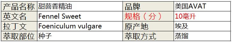 Tại chỗ điểm ~ Nhập Khẩu MỸ AVAT ngọt fennel đơn phương tinh dầu 10 ml hương liệu massage hương liệu hơi thở 祛痰 tinh dầu chanh