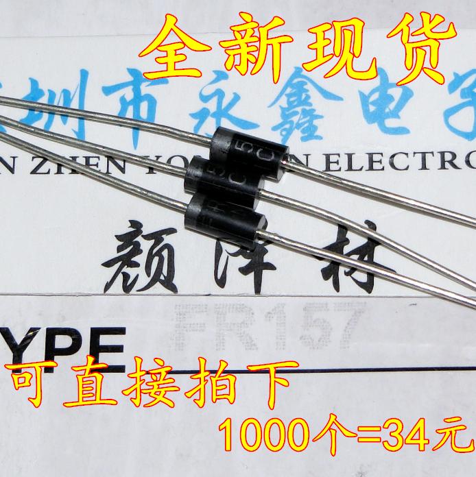Brand new FR157 Fast Recovery Rectification Diode 1 5A 1000V MIC