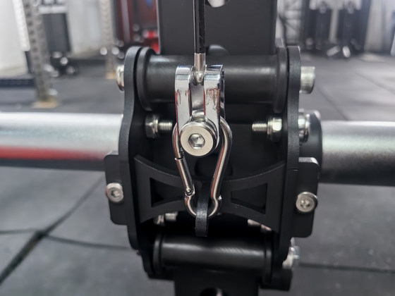 Attachment: High-Low Pull-Back, Hanging Type, Column Mounting (75mm Square Tube, 26mm Hole Diameter)