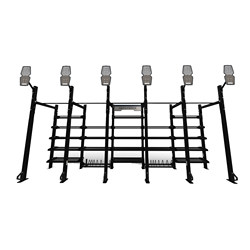 Repforce 8, 12, 16 Column Ball Target Stand, Kettlebell Rack, Dumbbell Rack, Barbell Plate Rack, Storage Rack