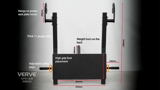 Verve Leg Press Rack Leg Extension Attachment