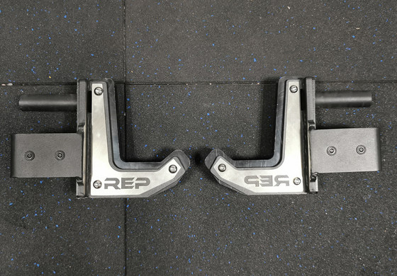 Rep Full Frame Squat Rack Attachment Short Hook J-Cups Rolling Barbell Hook