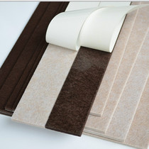 Customized double-sided adhesive adhesive felt strips of wool color wool felt insulation adhesive strip self-adhesive industrial sealing felt strip