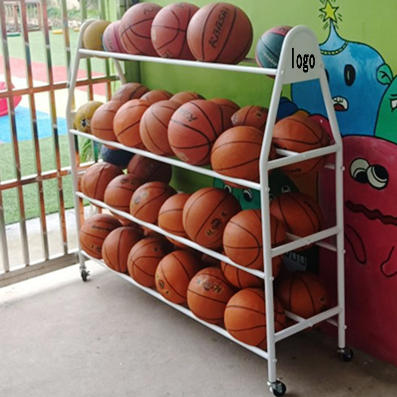 Kindergarten Ball Rack Basketball Storage Rack Ball Frame Kidsren's Football Volleyball Mobile Ball Cart Rack Kindergarten Ball Rack Basketball Storage Rack Ball Frame Kidsren's Football Volleyball Mobile Ball Cart Rack