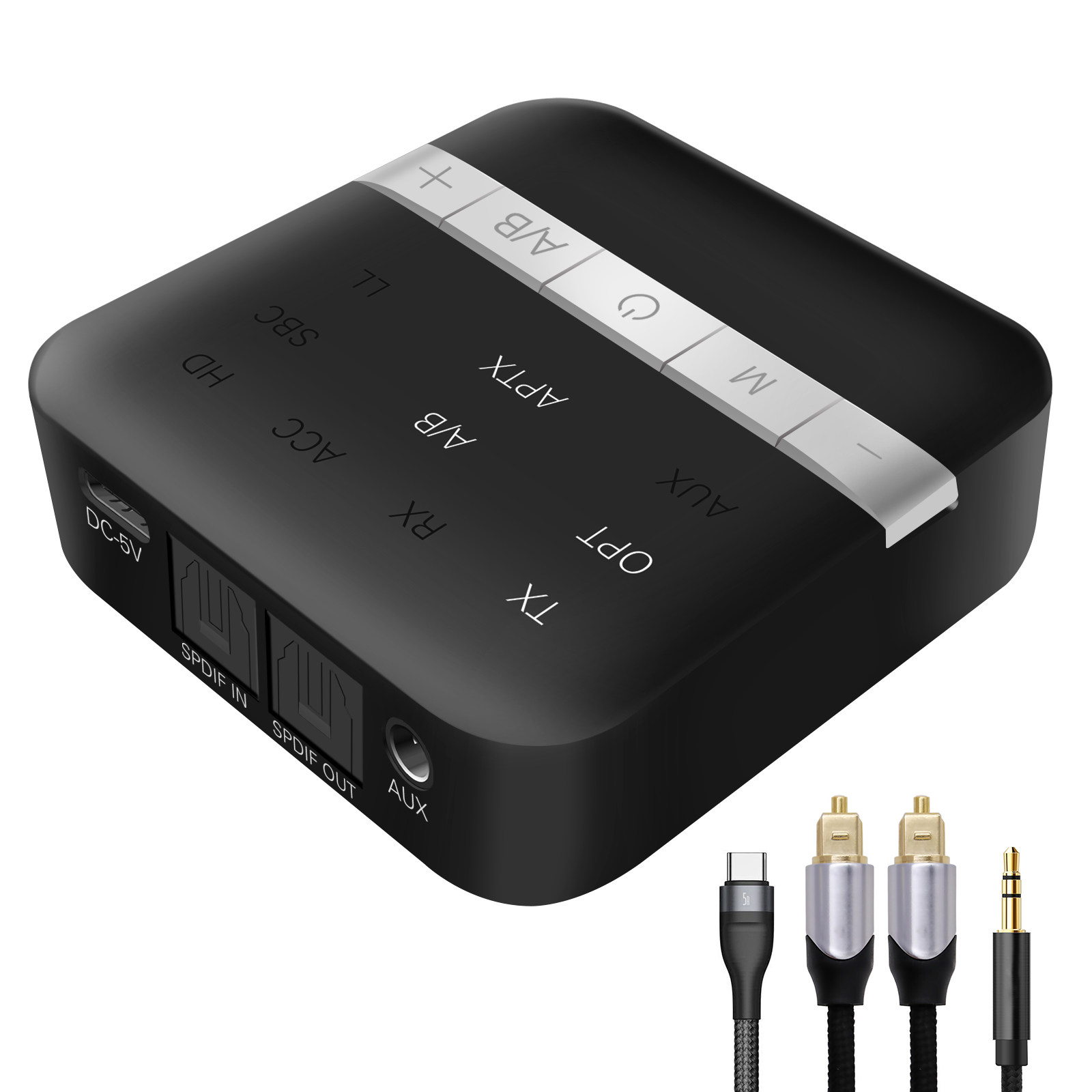 Fiber AUX Bluetooth 5 0 Lossless Audio Transmitting Receiver Adapter Fiber Optic Receiver 3 5MM Power Amplifier Audio