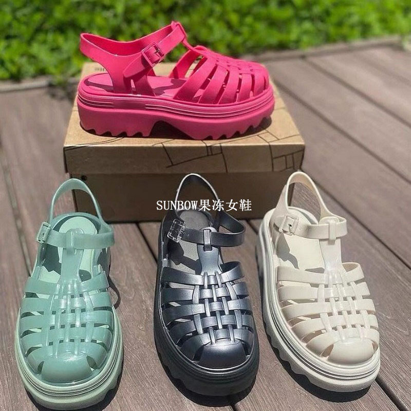 2026 Spring/Summer New Sandals Super Comfortable Platform Roman Shoes Open-Toe Casual Retro Jelly Shoes Fragrant Women's Shoes 2026 Spring/Summer New Sandals Super Comfortable Platform Roman Shoes Open-Toe Casual Retro Jelly Shoes Fragrant Women's Shoes
