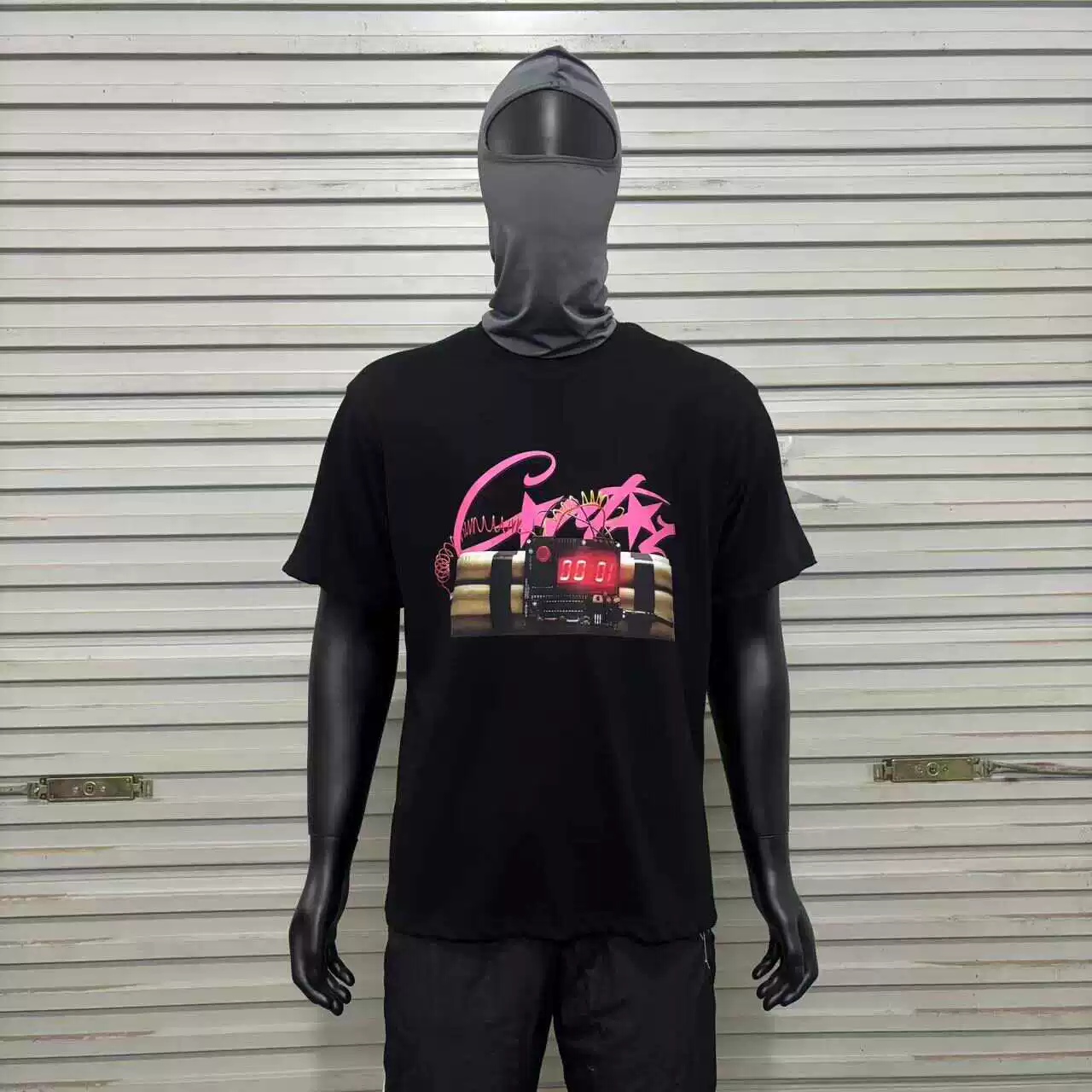 24ss новая Corteiz time bomb nottimeforlove письмо drill уличный тренд для мужчин и женщин футболка с коротким рукавом