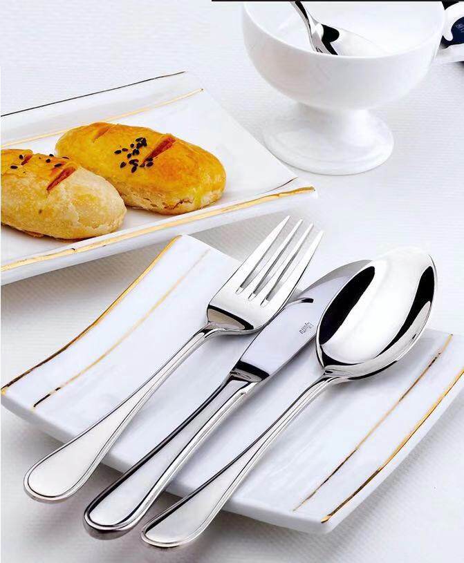 Western food steak knife table knife fork round head knife Western food knife and fork spoon household eat steak knife sharp stainless steel