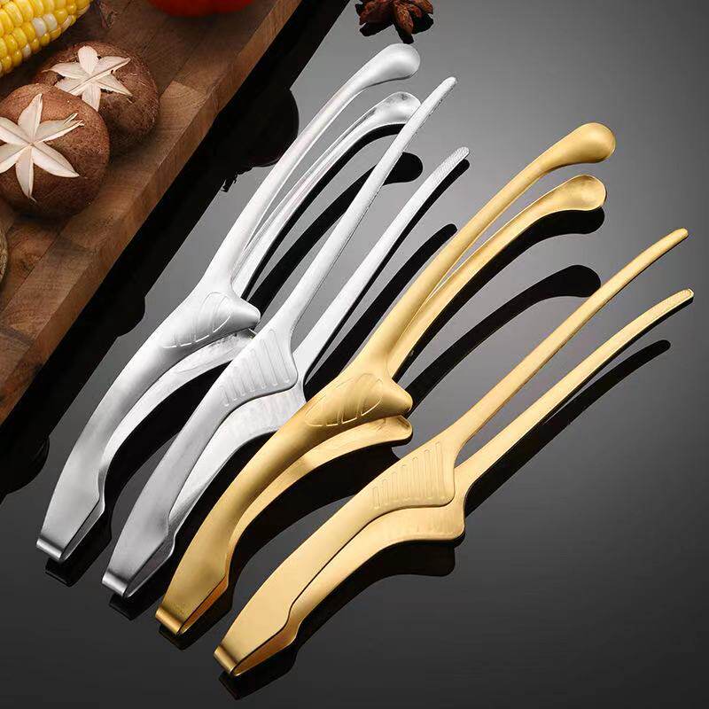 Food clip stainless steel sea fishing public clip bread barbecue steak barbecue Japanese food multi-purpose clip