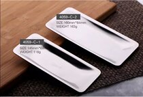 Stainless steel tray towel dish snack plate snack plate snack dish dish kitchen tableware ten