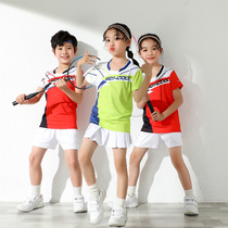 2021 summer male and female child badminton suit training match to serve table tennis volleyball team to serve tennis sportswear