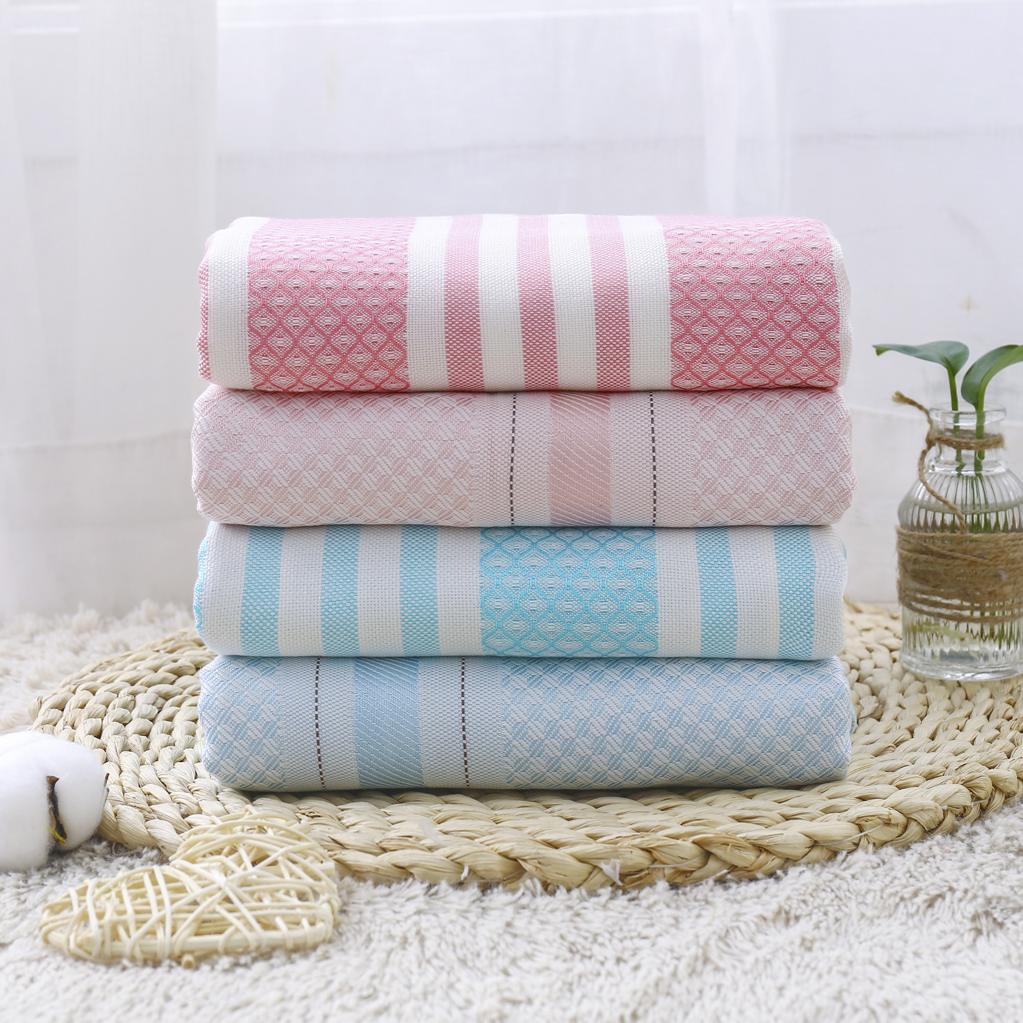 Bamboo fiber blanket Baby ice silk blanket Newborn child Baby thin summer towel quilt Kindergarten nap air conditioning blanket