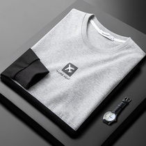 Receipt with surprise Winter thick Warm Clothing Male Printed Embroidered Little Plane Long Sleeve Sashimi T-shirt