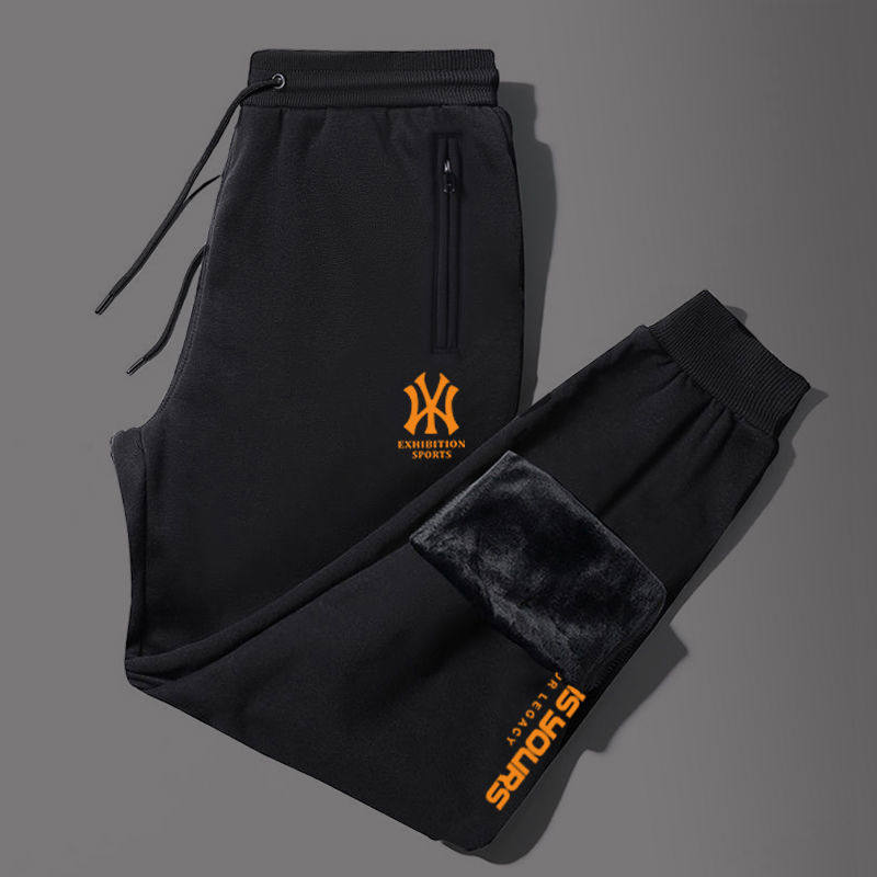 Exceptionally high - temperament winter plus thickening leisure sports men with large - scale tide stream long