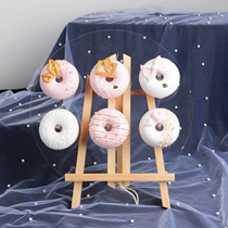  Donut display stand Acrylic pastry dessert table Birthday banquet Wedding decoration Bread pylons display shelves