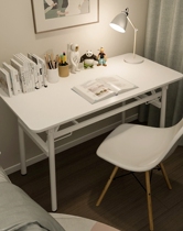  White table ins wind desk Bedroom girls warm forest design sense simple girl high school students home