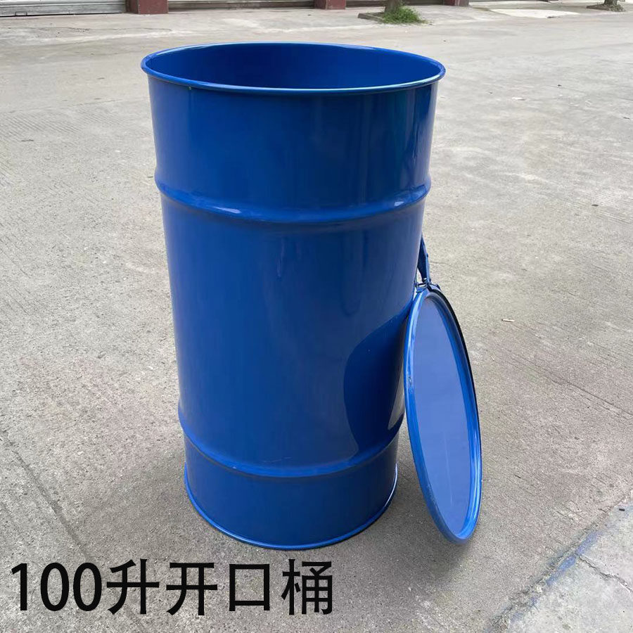 100 liters closed mouth open gasoline barrel diesel barrel iron oil drum reserve tank red decoration drum