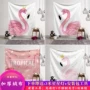 Pink girl heart ins Bắc Âu tấm thảm trang trí phòng ngủ vải tường tấm thảm tường tấm bạt tấm thảm treo tường