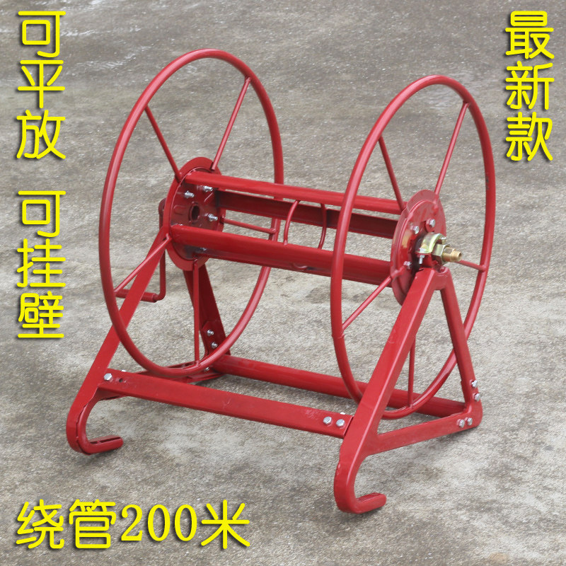 Collecting pipe frame agricultural 200 m high-pressure pipe hose rubber pipe high-pressure sprayer winding pipe machine winding pipe machine