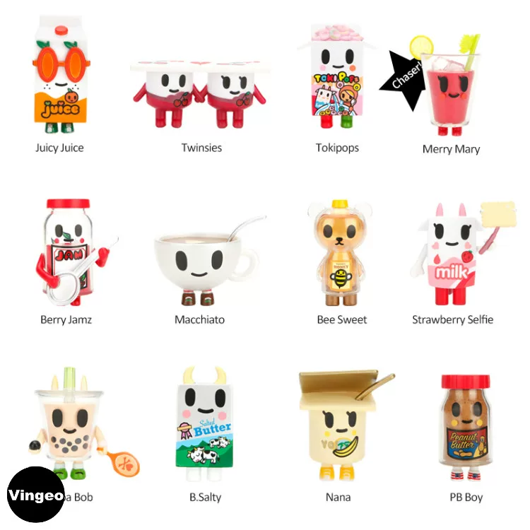 [Vingeo] Spot слепой бокс Tokidoki Tao Qiduqi единорог Breakfast серия молочная семья