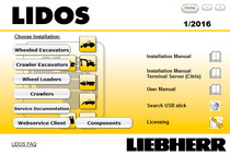 2016 Liebherr Lidos Parts and service Libohaier accessories catalog