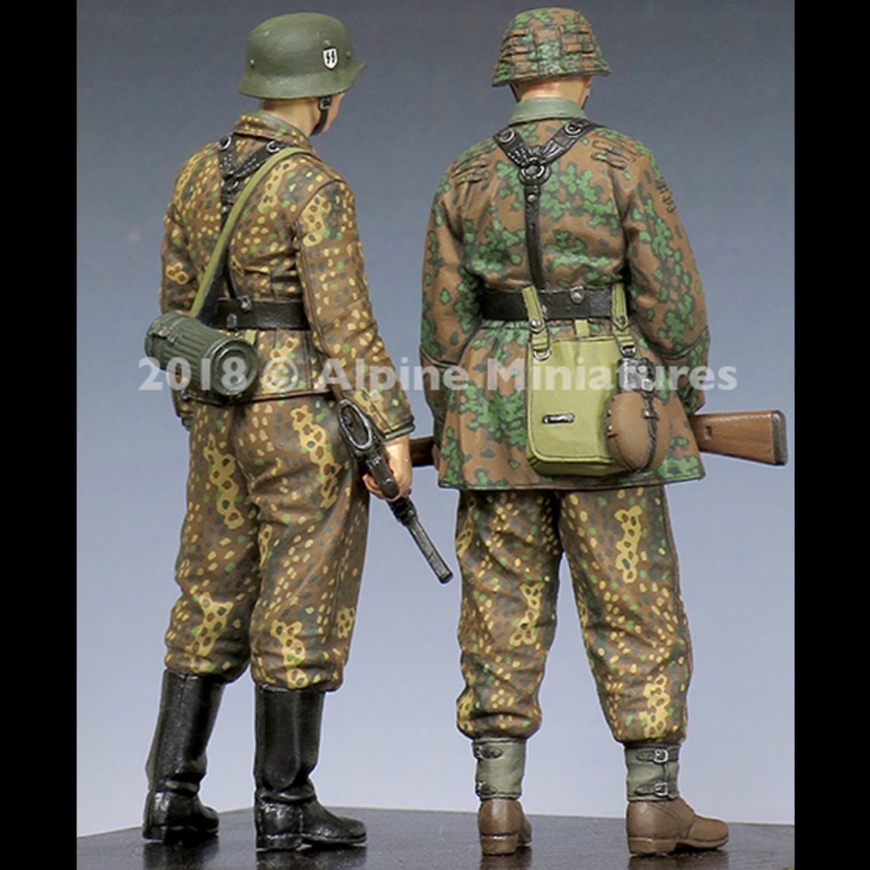 1/35 nhựa hình người lính mô hình Thế chiến II WSS lựu đạn đôi bốn mô hình GK trắng tay 223 - Capsule Đồ chơi / Búp bê / BJD / Đồ chơi binh sĩ mô hình one piece giá rẻ