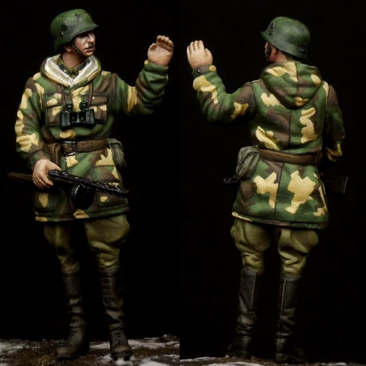 Crazy tourr 1/35 người lính nhựa mô hình WWII Không quân Hungary hai đầu GK mô hình trắng tay 440 - Capsule Đồ chơi / Búp bê / BJD / Đồ chơi binh sĩ